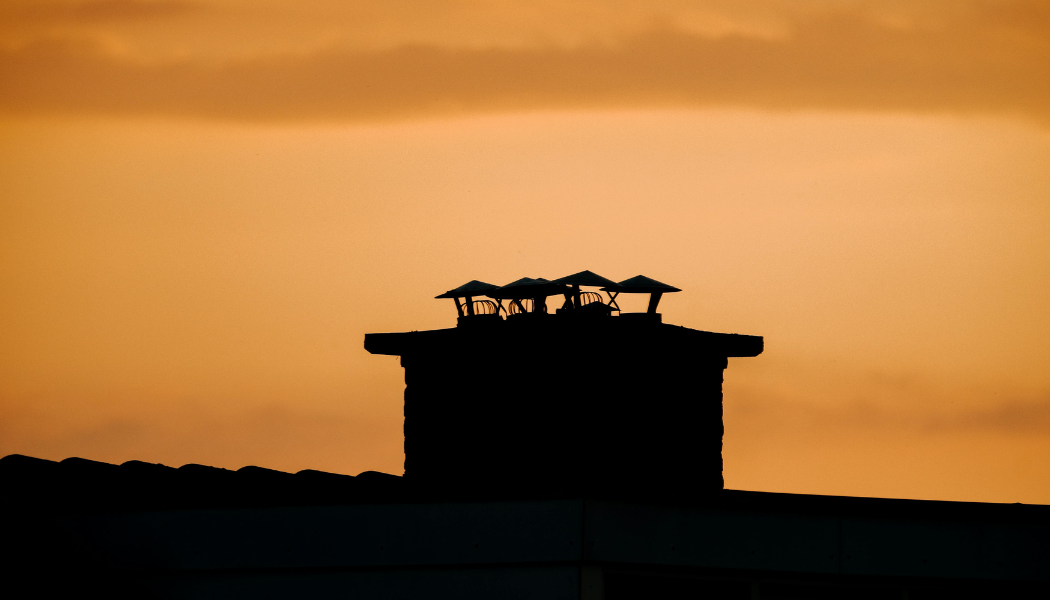 cheminée de maison vue de dehors